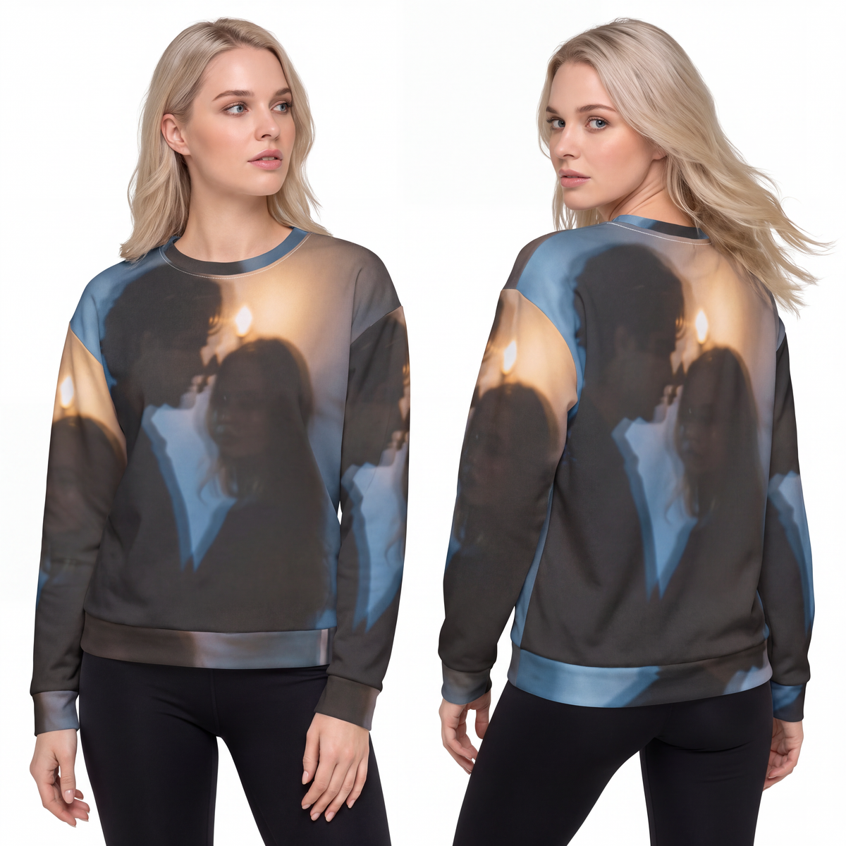 Midnight Reflection Sweatshirt - Aesthetic Loungewear |...