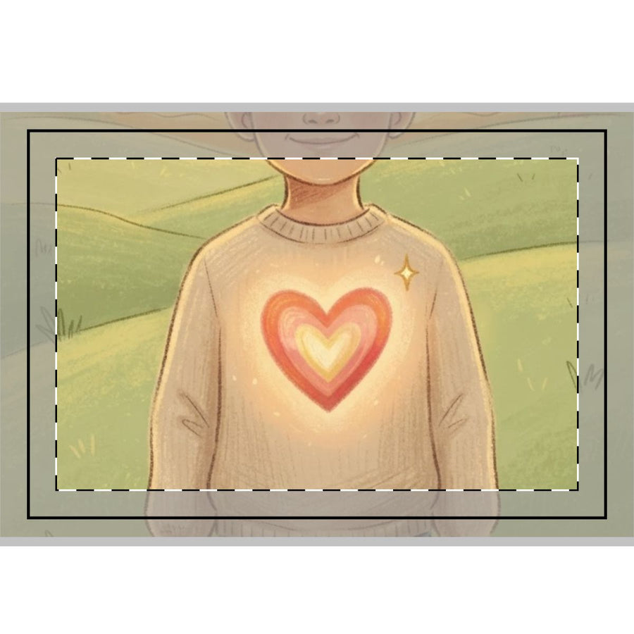 Hand Flag - Sunny Meadow Courage Pennant (1 & 5 pcs)
