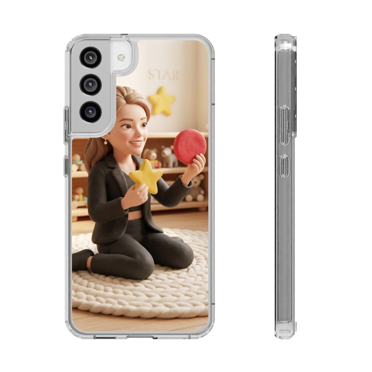 Clear Impact-Resistant Cases - Clear Phone Case - Sculpted...