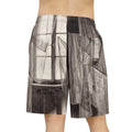 Men's Athletic Long Shorts - Spectral Veils | Echovira...