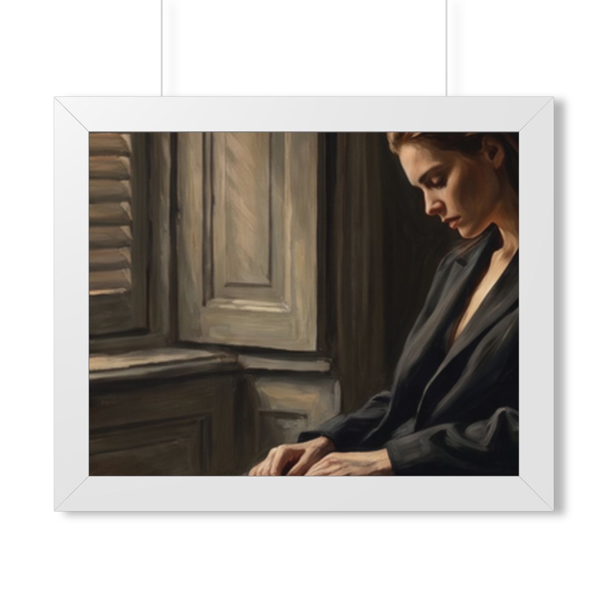 Framed Horizontal Poster - Reverie — White (14×11, 16×12......