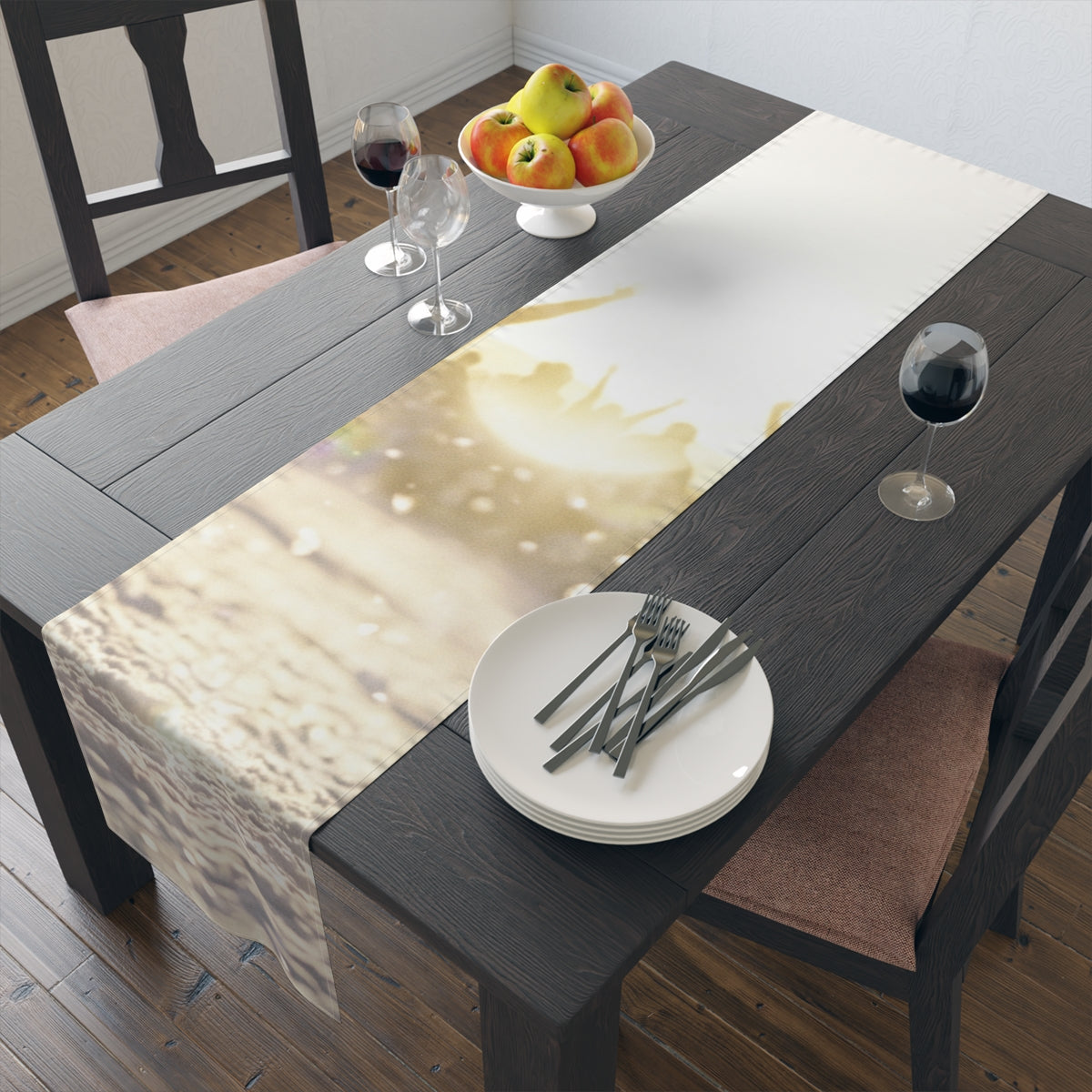 Golden Hour Crowd Table Runner