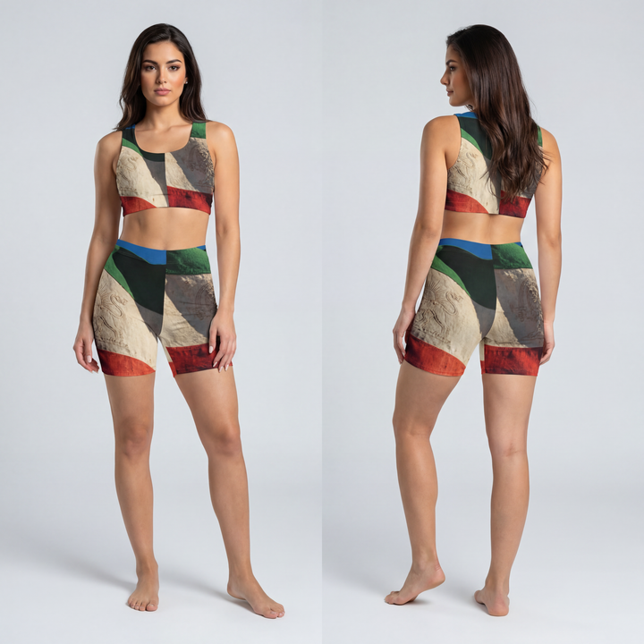 Women's Biker Shorts - Flag