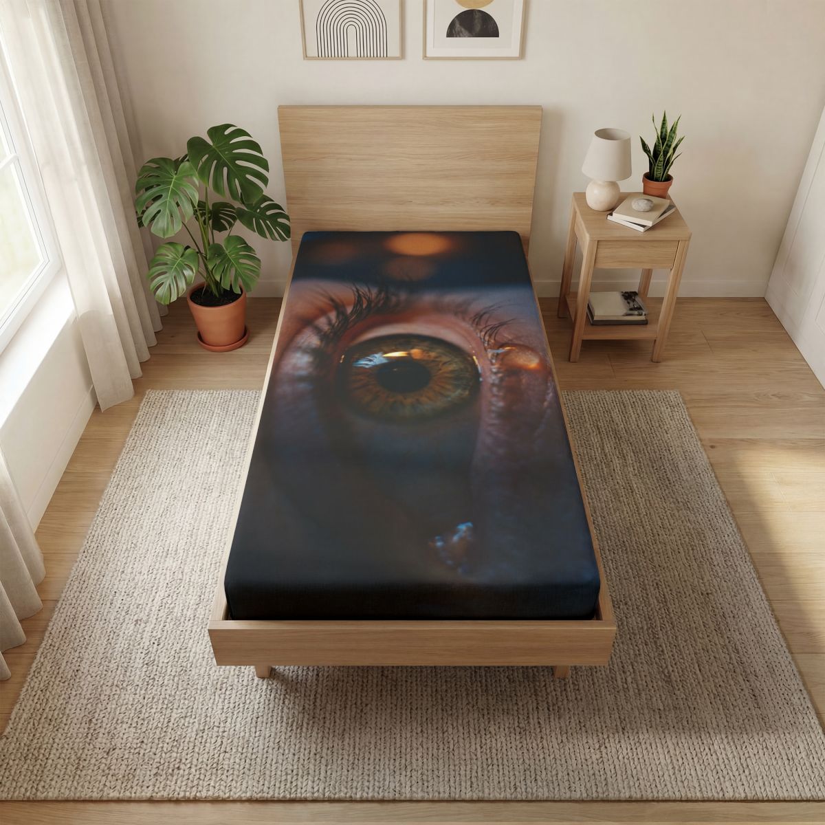Fitted Sheet - Dark Aesthetic Bedding