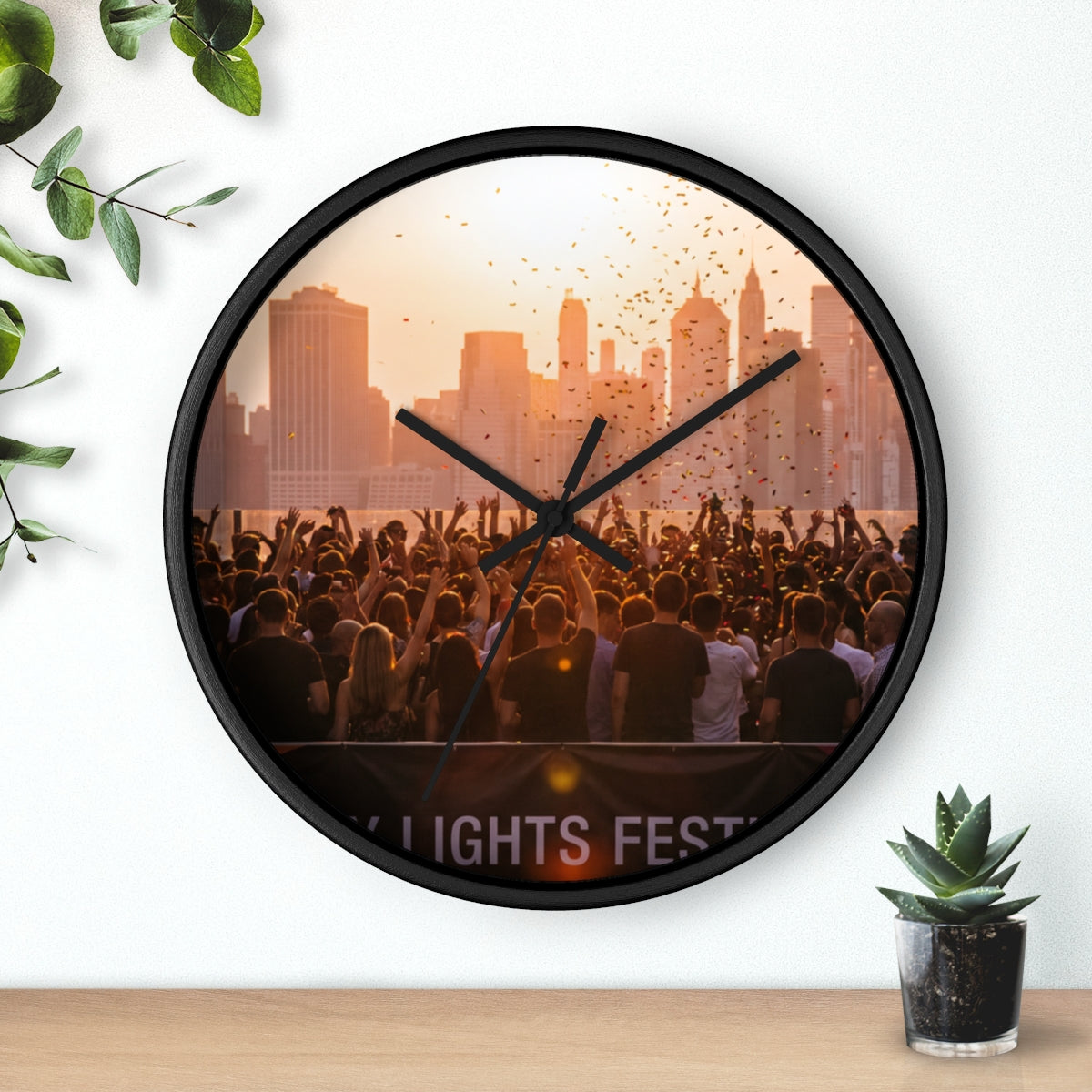 Wall Clock - City Lights Festival | Echovira Gallery