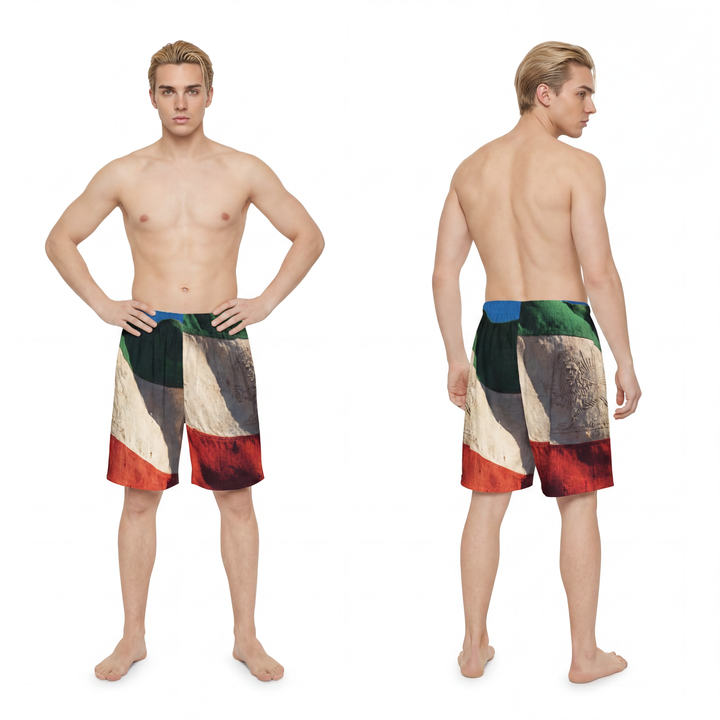 Men's Sports Shorts - Vintage Lion and Sun Heritage