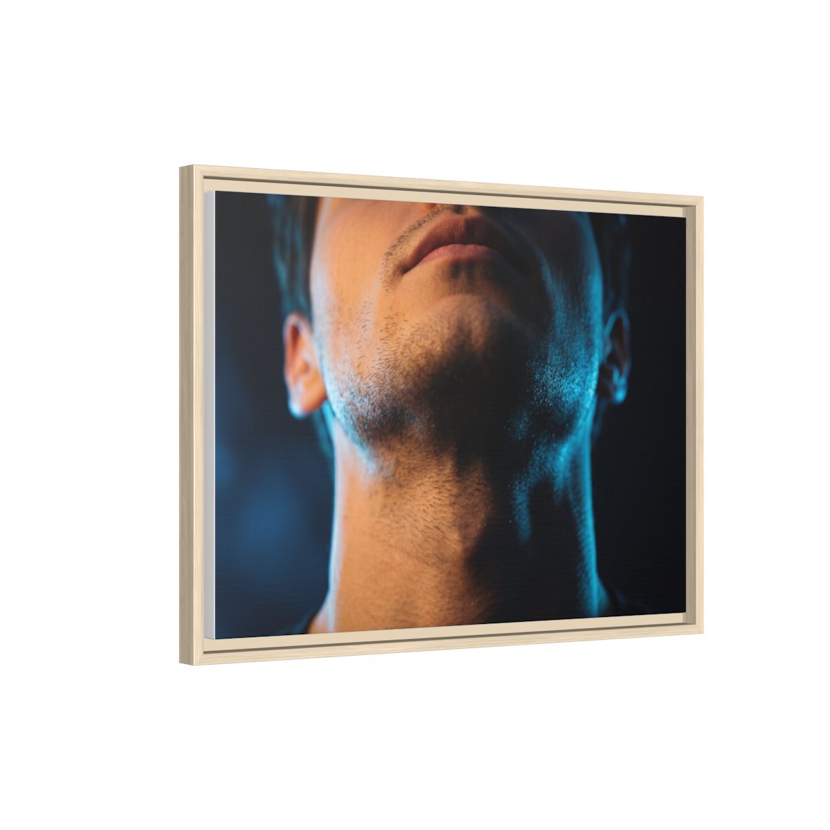 Framed Matte Canvas - Neon Noir