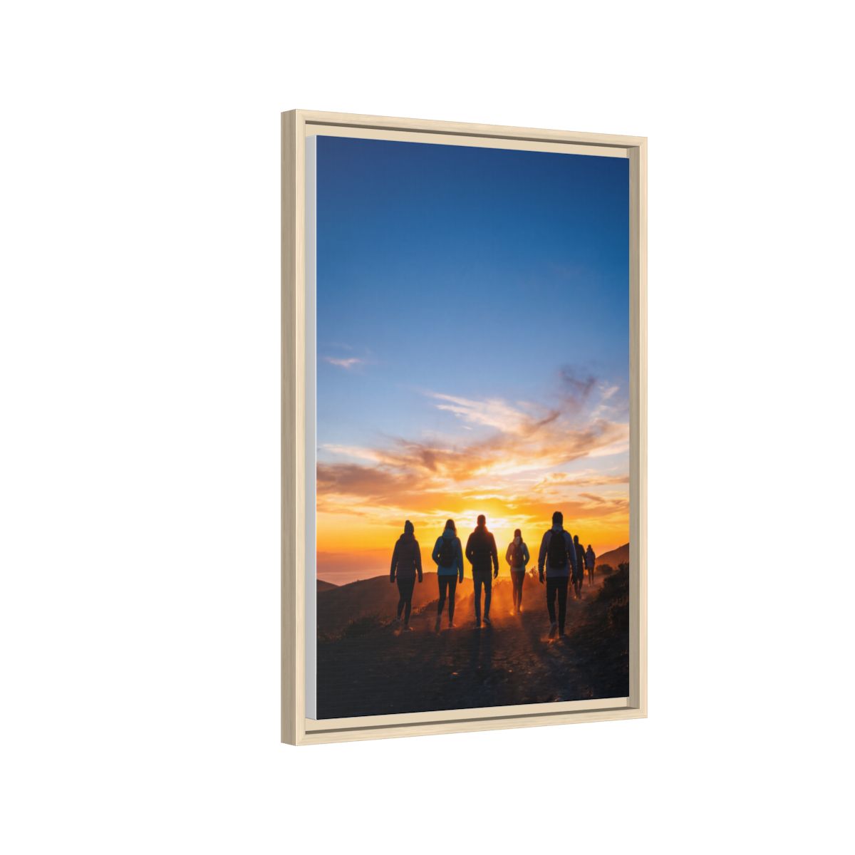 Matte Canvas, Framed - Epic Dawn Trek