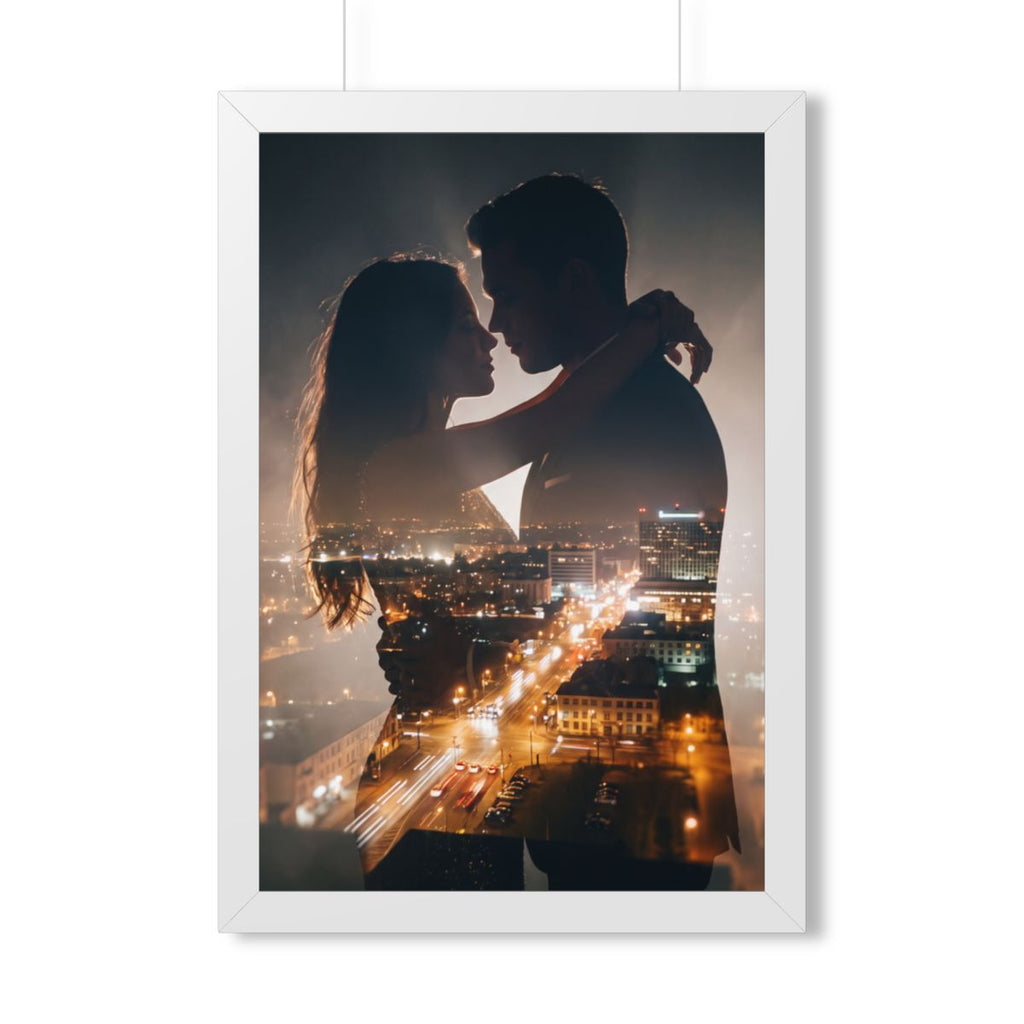 Framed Vertical Poster - Metropolitan Lovers Kiss (11×14......