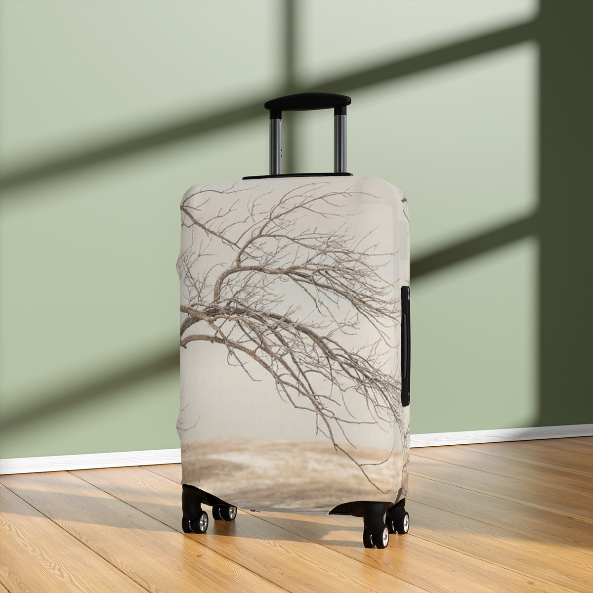 Luggage Cover - Serene Minimalist Tree