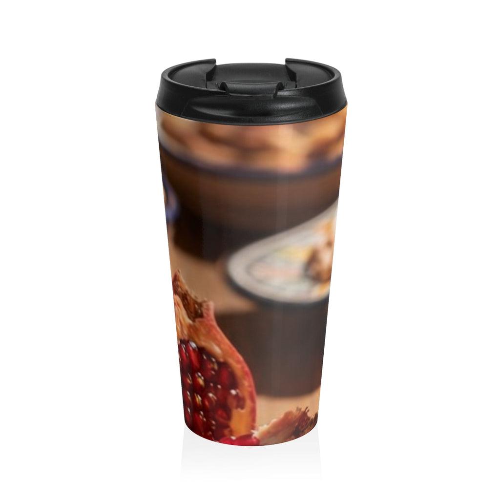 Stainless Steel Travel Mug - Lantern Glow | Echovira Gallery