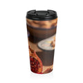 Stainless Steel Travel Mug - Lantern Glow | Echovira Gallery