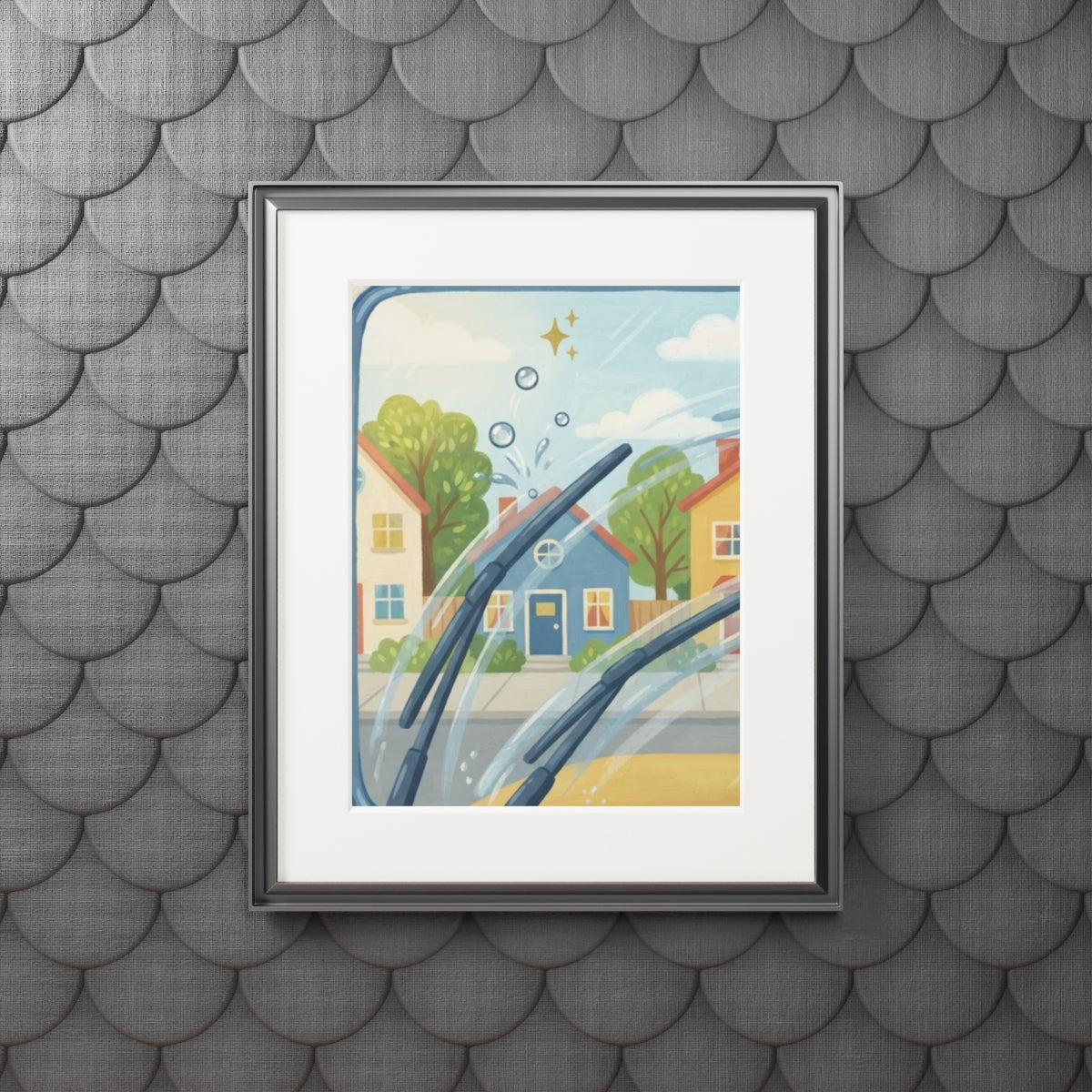 Fine Art Print Passepartout - Rain & Shine — Portrait (11×14...