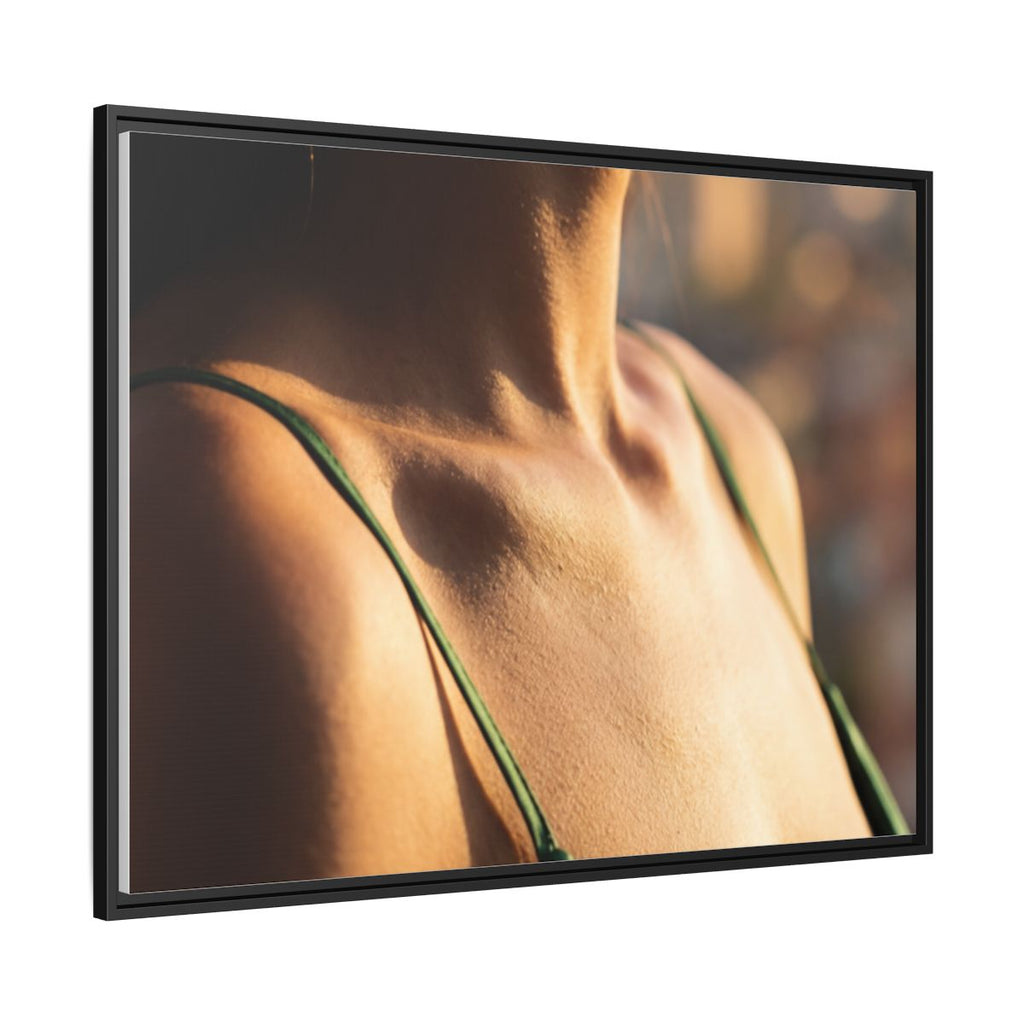 Matte Canvas Framed - Golden Hour Portrait — Black / 1.25"