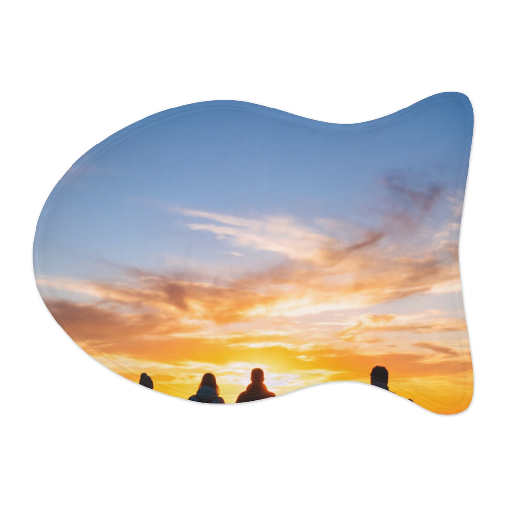 Pet Feeding Mat - Epic Mountain Sunrise