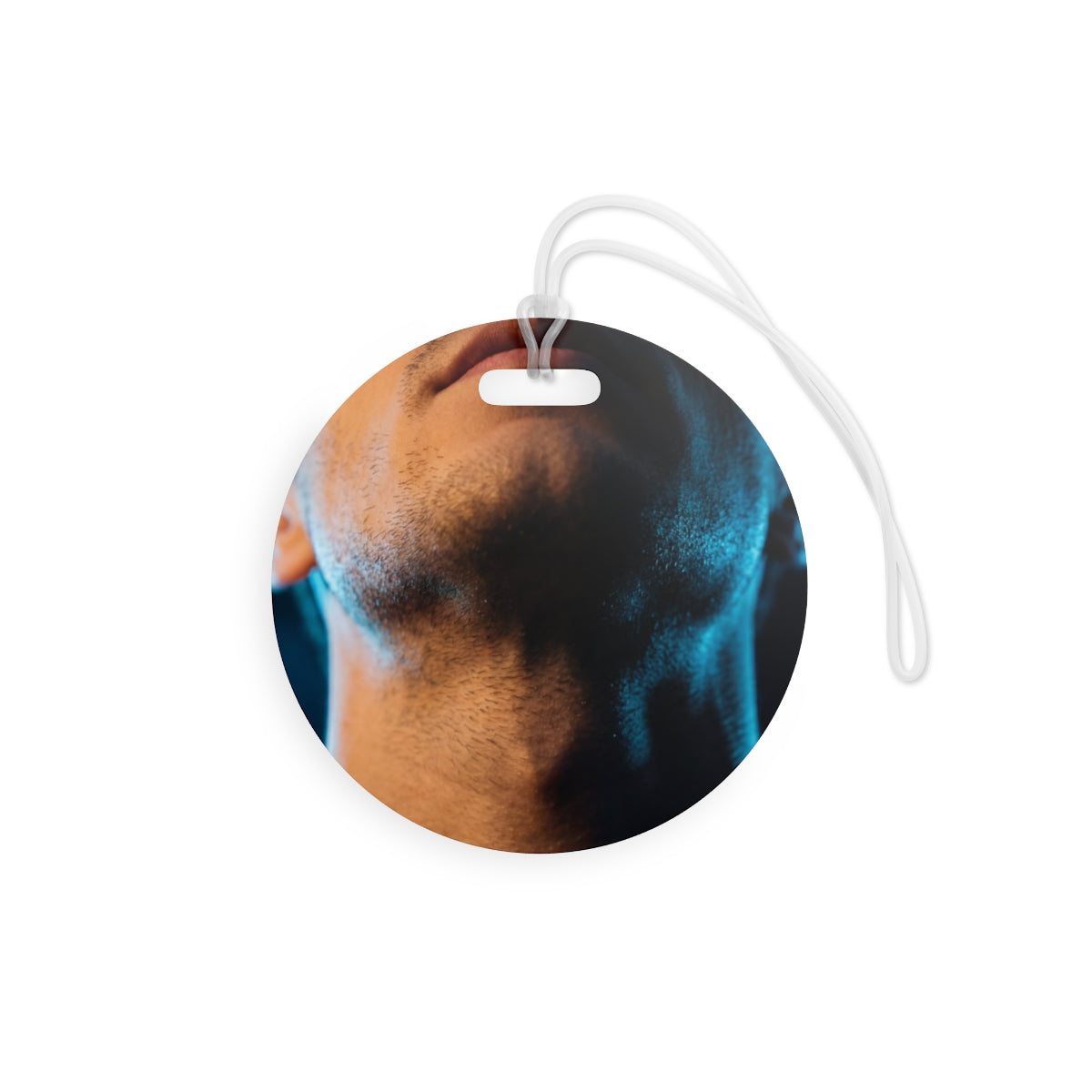 Luggage Tags - Neon Horizon Portrait | Echovira Gallery