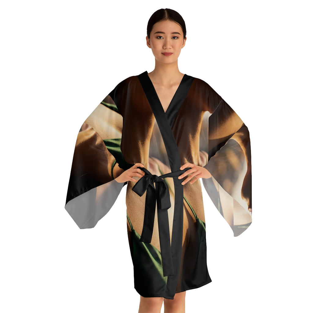 Kimono Robe - Cinematic Emerald Rest