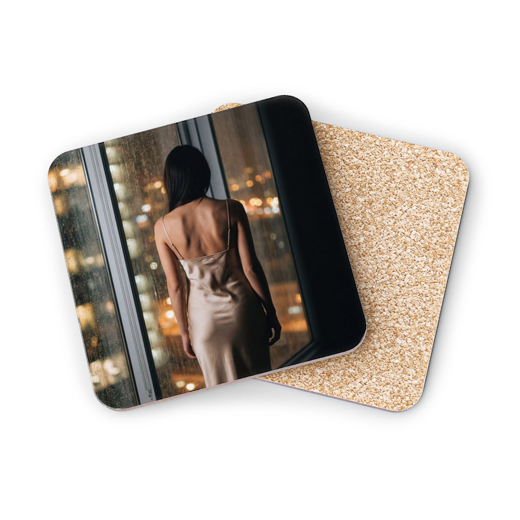 Drink Coasters - Rainy Night Ambience