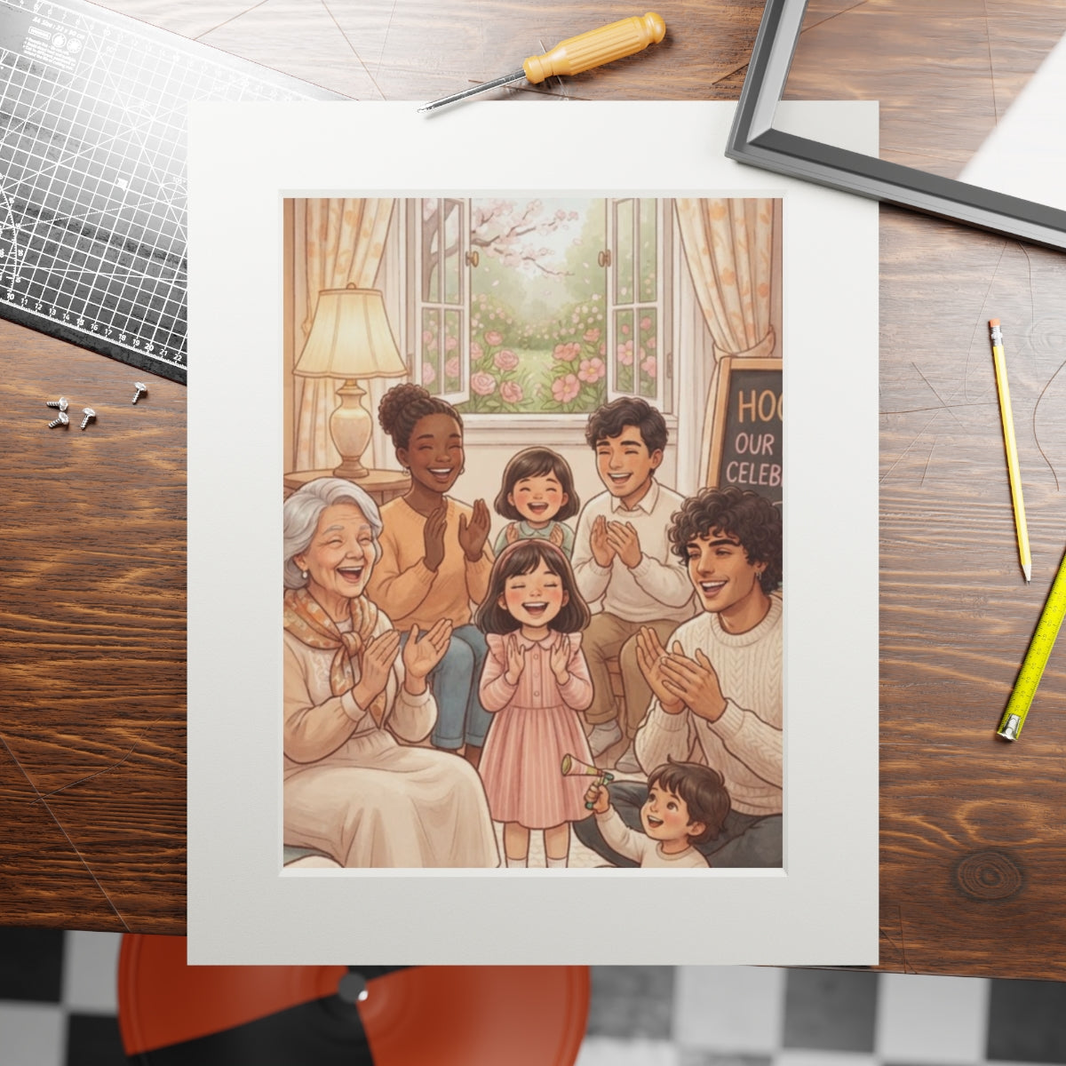 Fine Art Prints - Family Celebration Art - Warm Hearth... |...