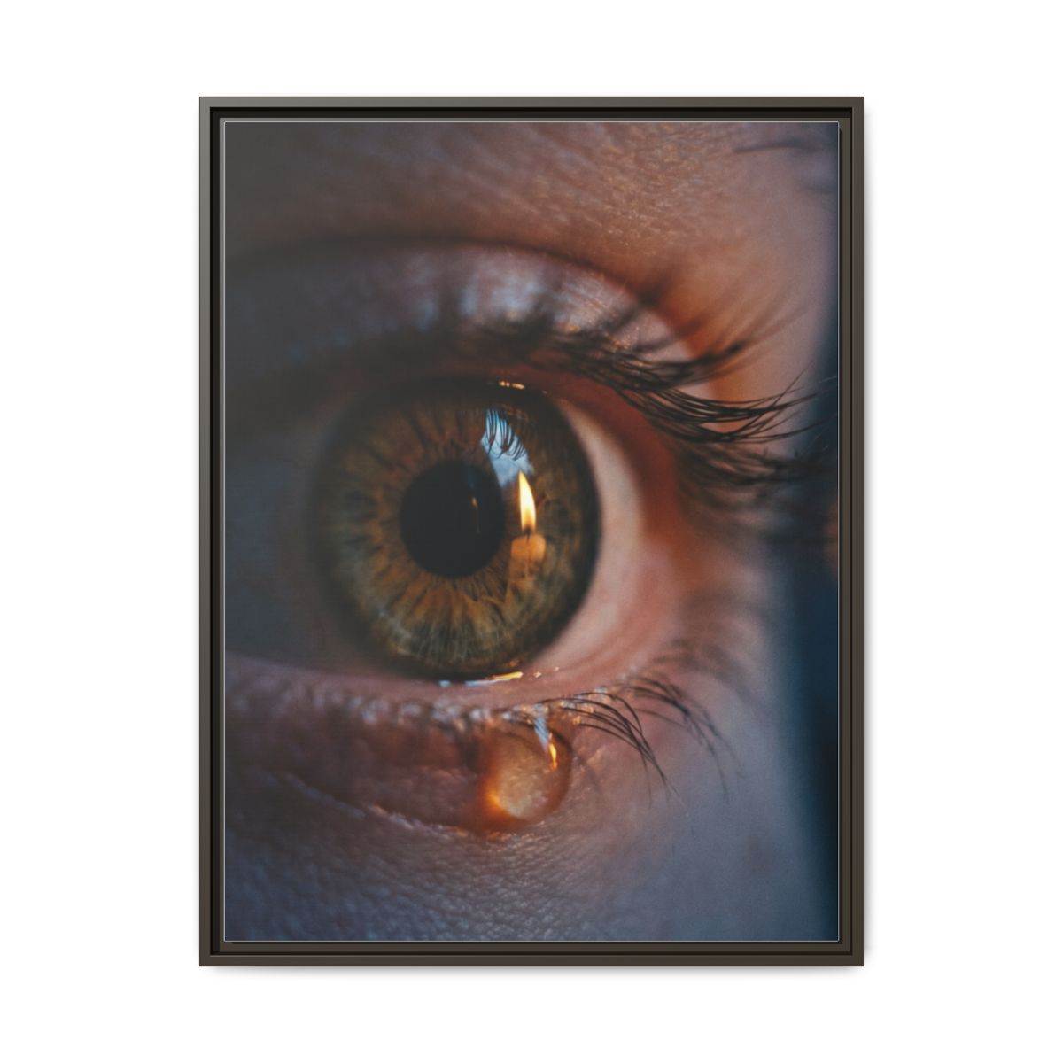 Matte Canvas, Framed - Luminous Tear