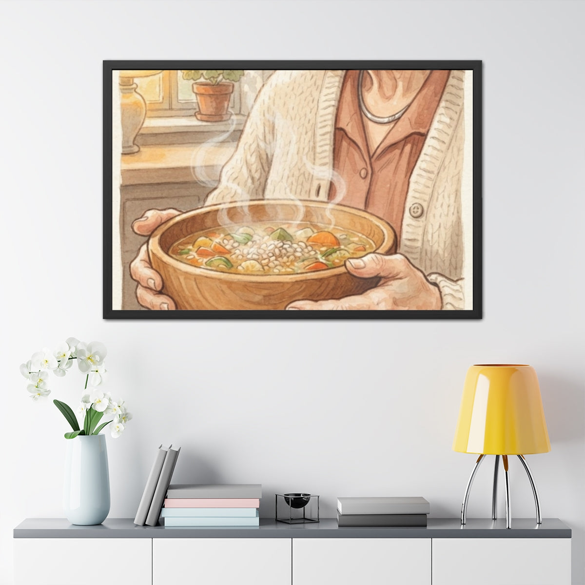 Framed Poster - Warmth for the Soul — Landscape (10×8, 12×8...