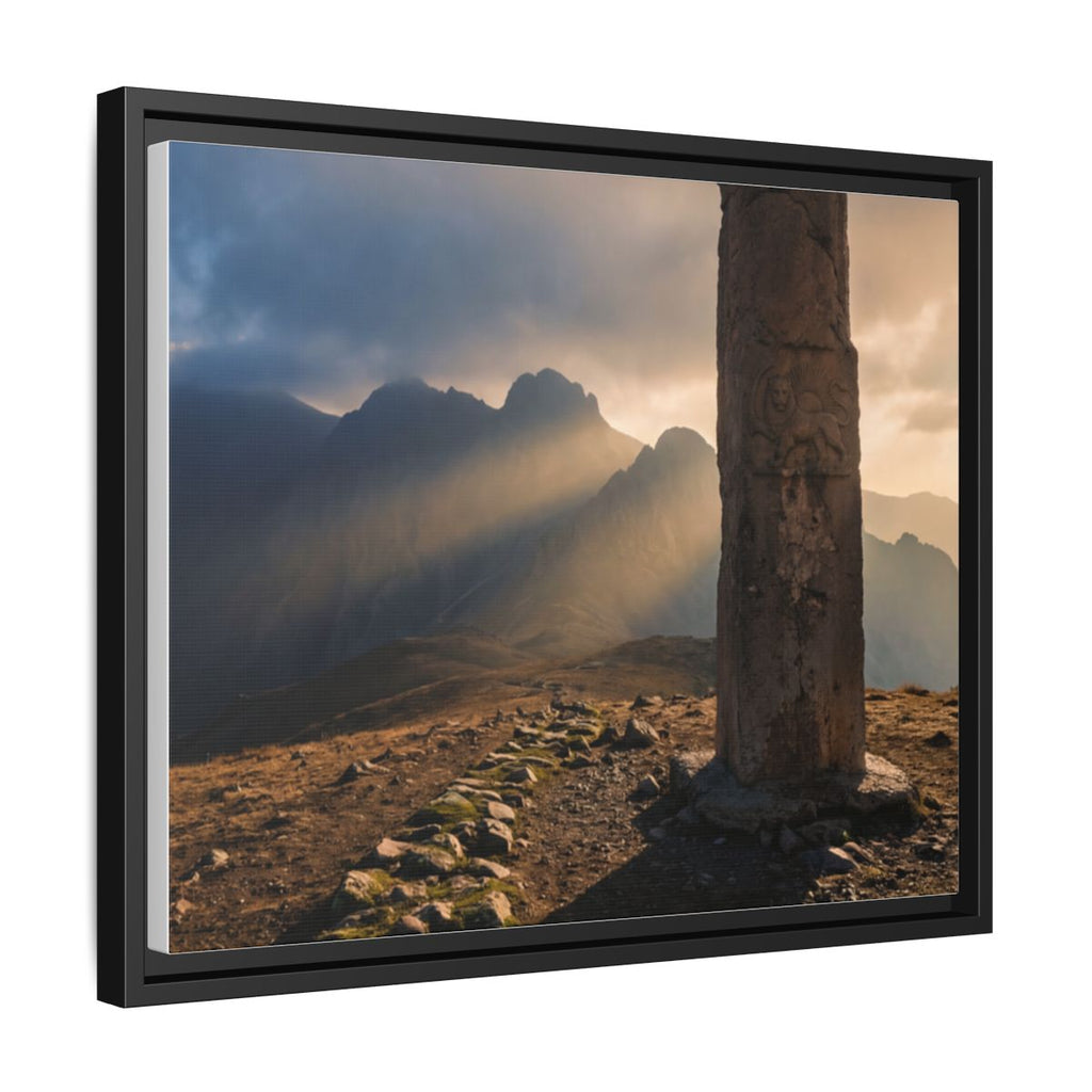 Framed Matte Canvas - Mystic Heritage — Black / 1.25"