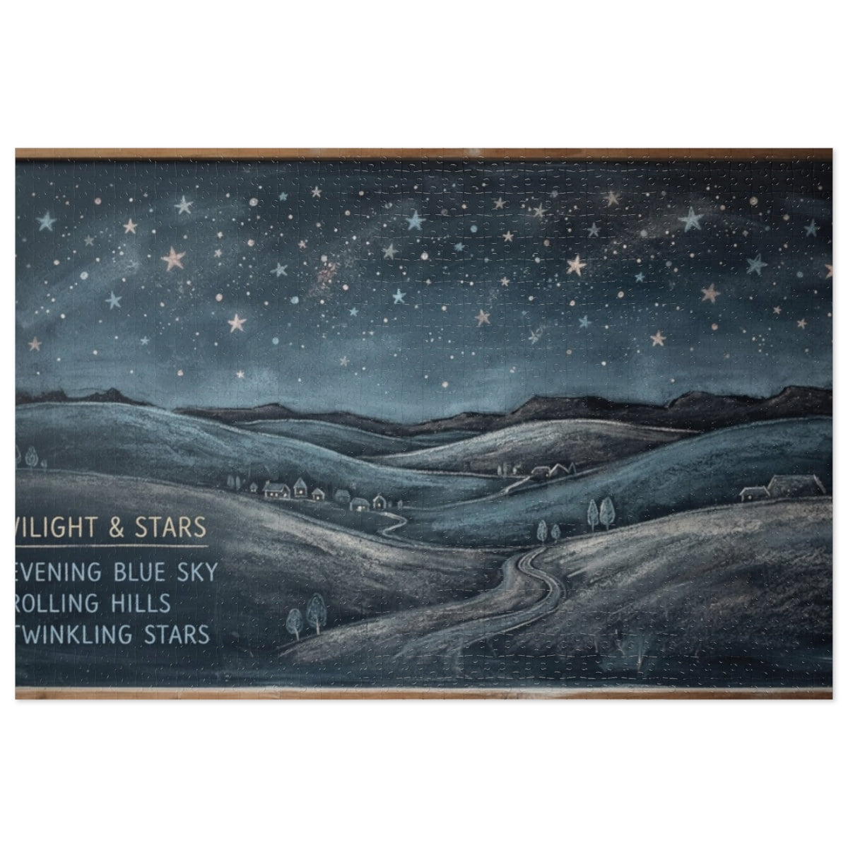 Jigsaw Puzzle with Tin - Twilight Hills Night (30, 110, 252...