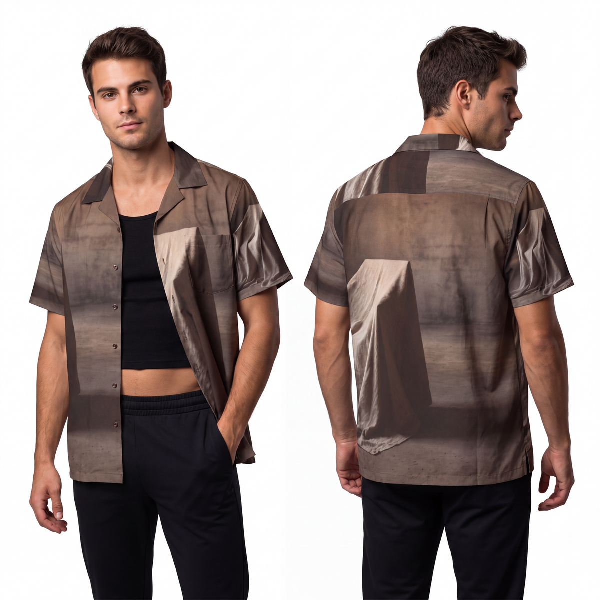 Men's Hawaiian Shirt - Draped Silence Still Life Art... |...