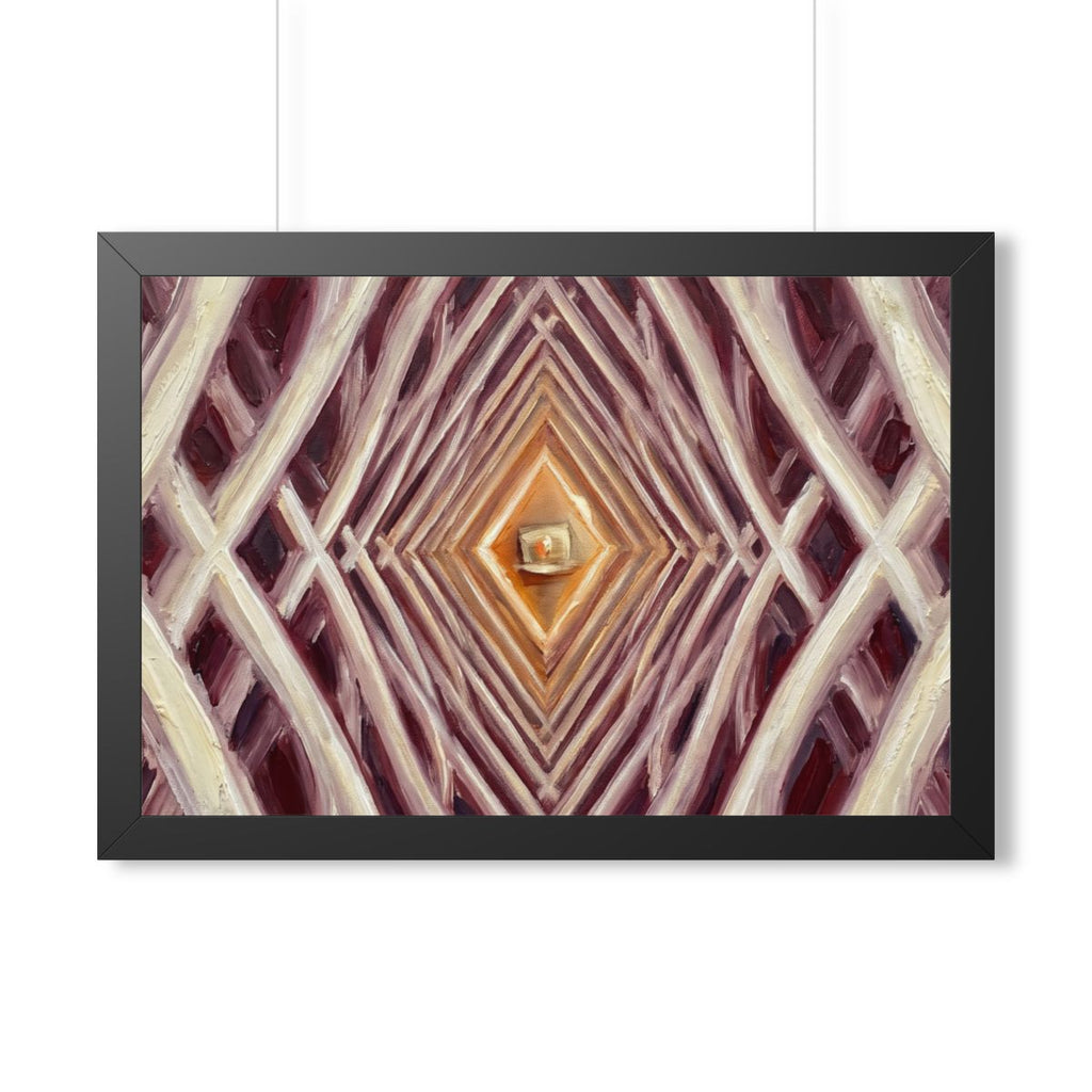 Framed Horizontal Poster - Infinite Arch — Black (14×11... |...