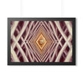 Framed Horizontal Poster - Infinite Arch — Black (14×11... |...