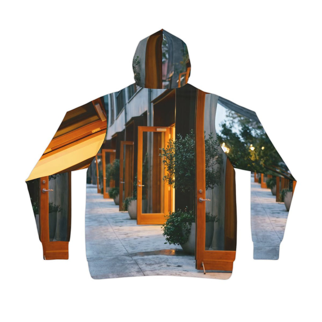 Men's Athletic Hoodie - Twilight Promenade Sport | Echovira...