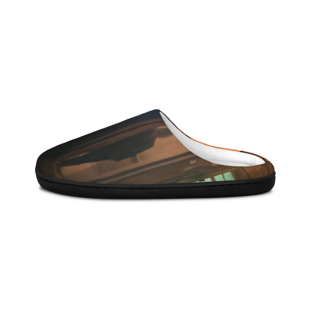 Women's Indoor Slippers - Shadowed Alleyway Mystery Art... |...