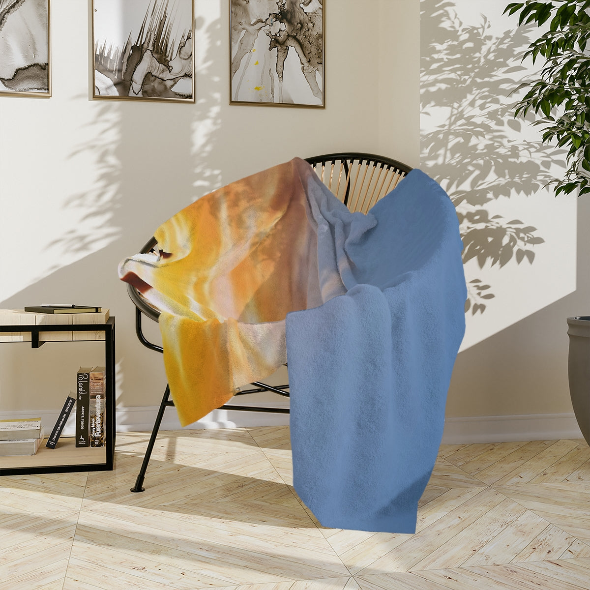 Velveteen Microfiber Blanket - Sunset | Echovira Gallery