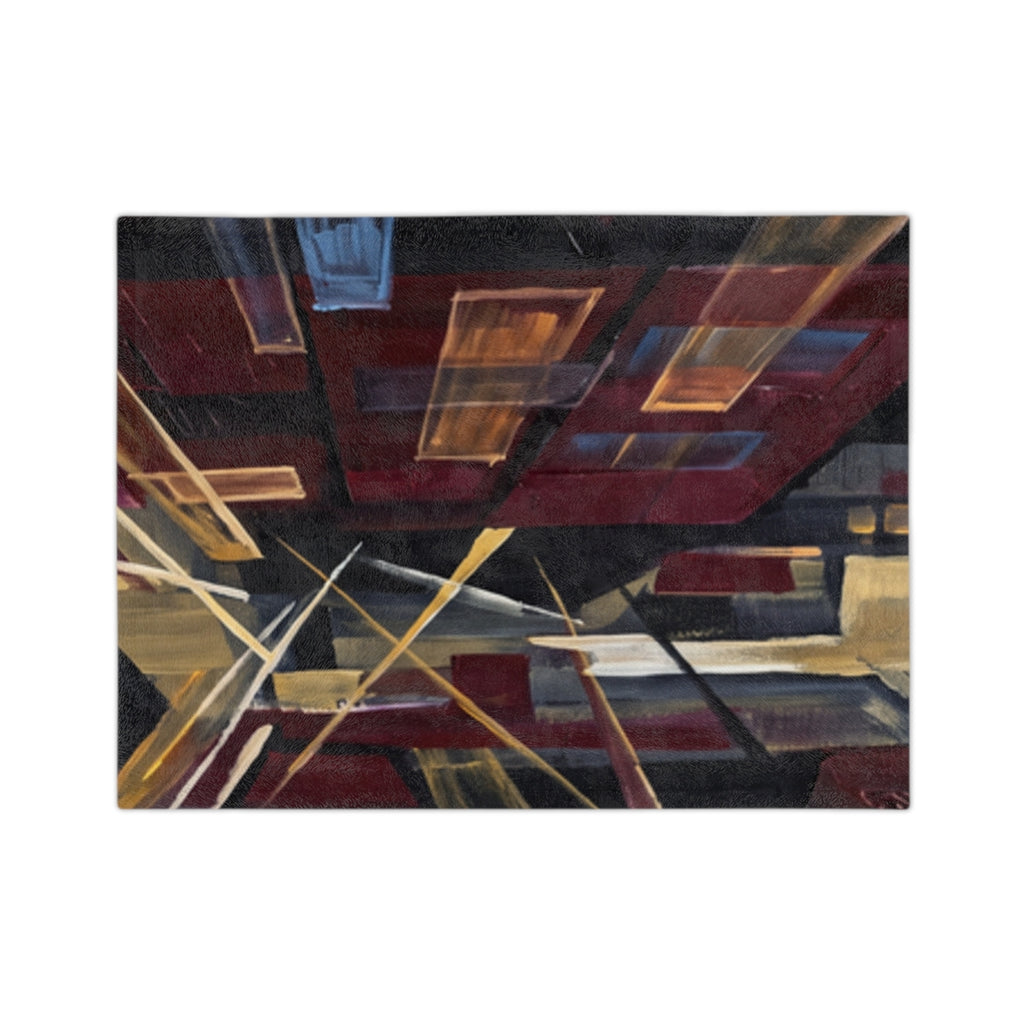 Velveteen Blanket - Urban Horizon | Echovira Gallery