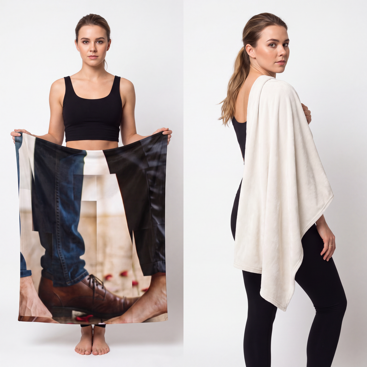 Velveteen Blanket - Midnight Dance | Echovira Gallery