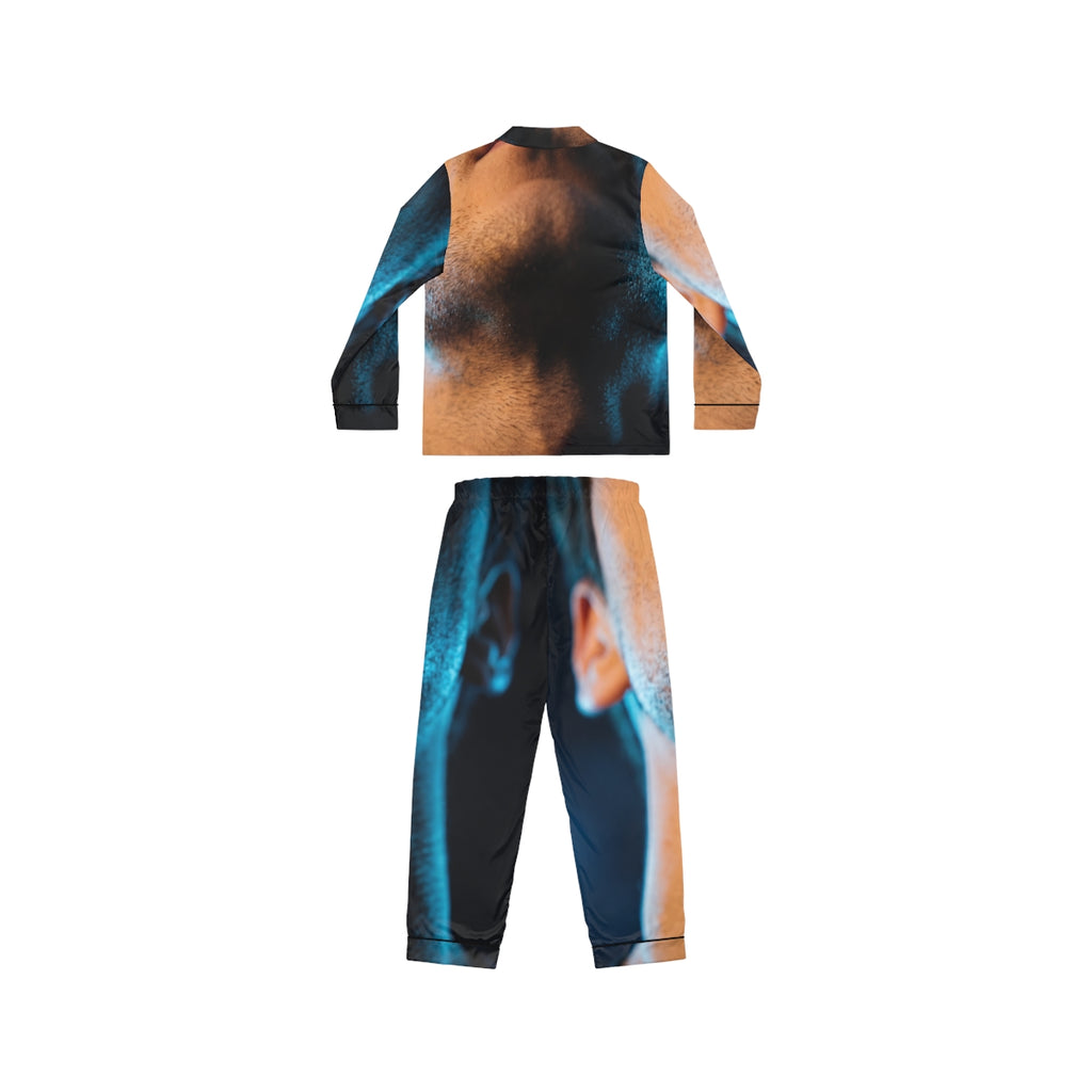 Women's Satin Pajamas - Midnight Glow