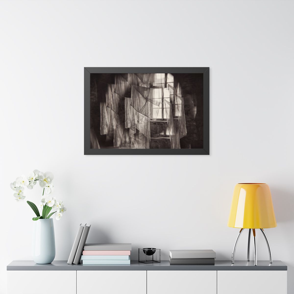 Framed Horizontal Poster - Spectral Veils (14×11, 16×12... |...