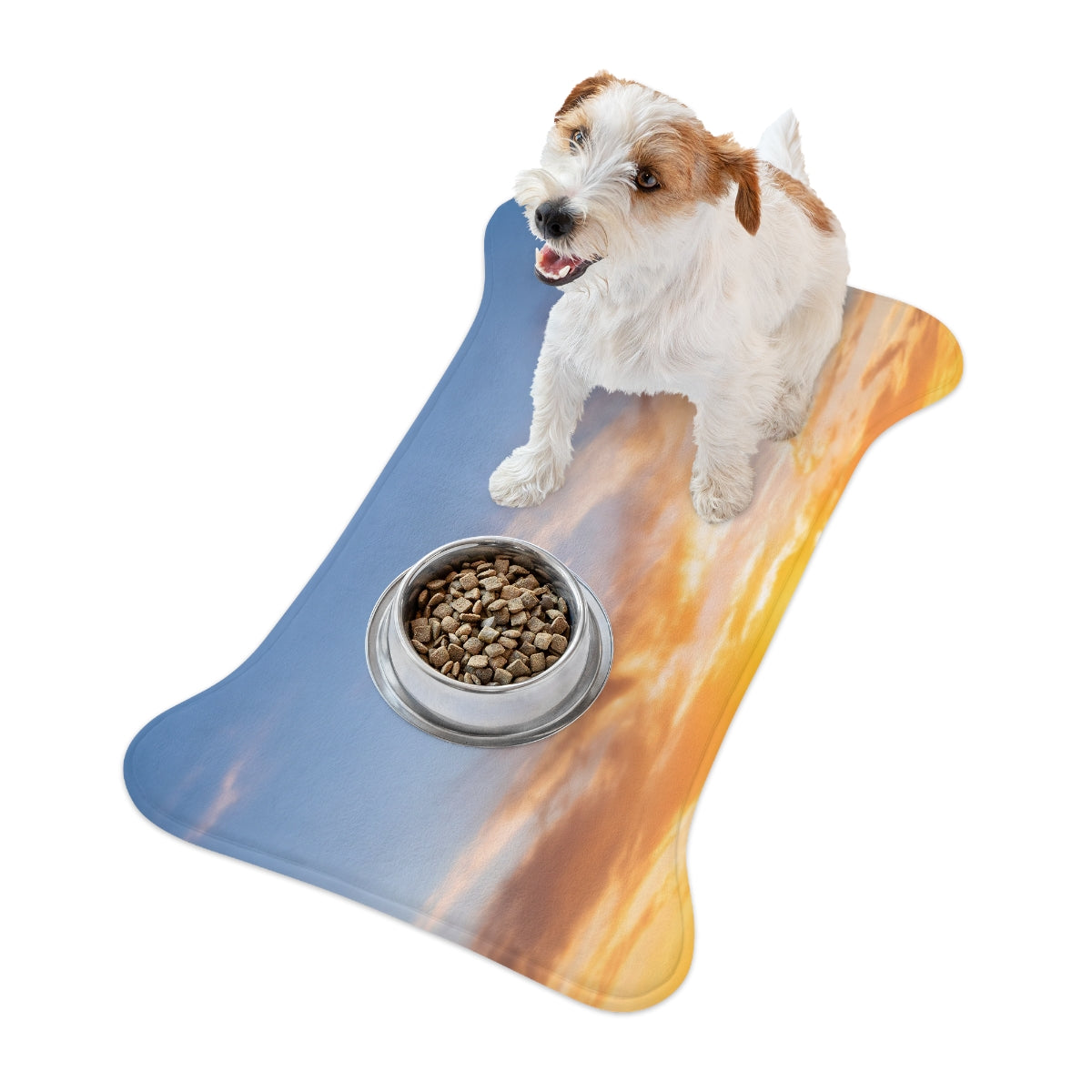 Pet Feeding Mat - Epic Mountain Sunrise