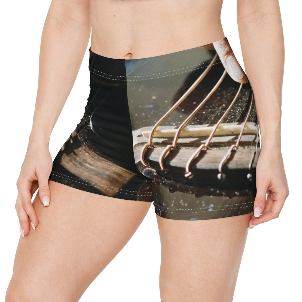 Women's Shorts - Acoustic Melody | Echovira Gallery