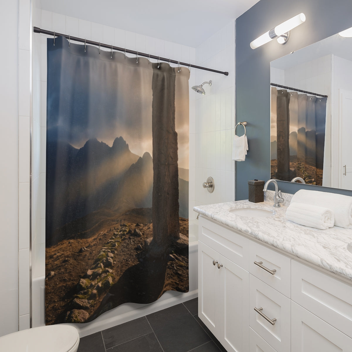 Shower Curtain - Mystic Mountains