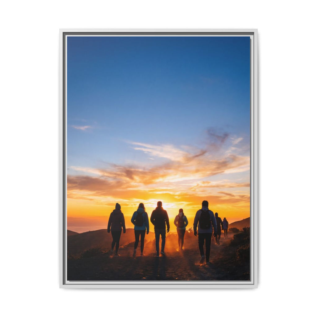 Matte Canvas, Framed - Epic Dawn Trek