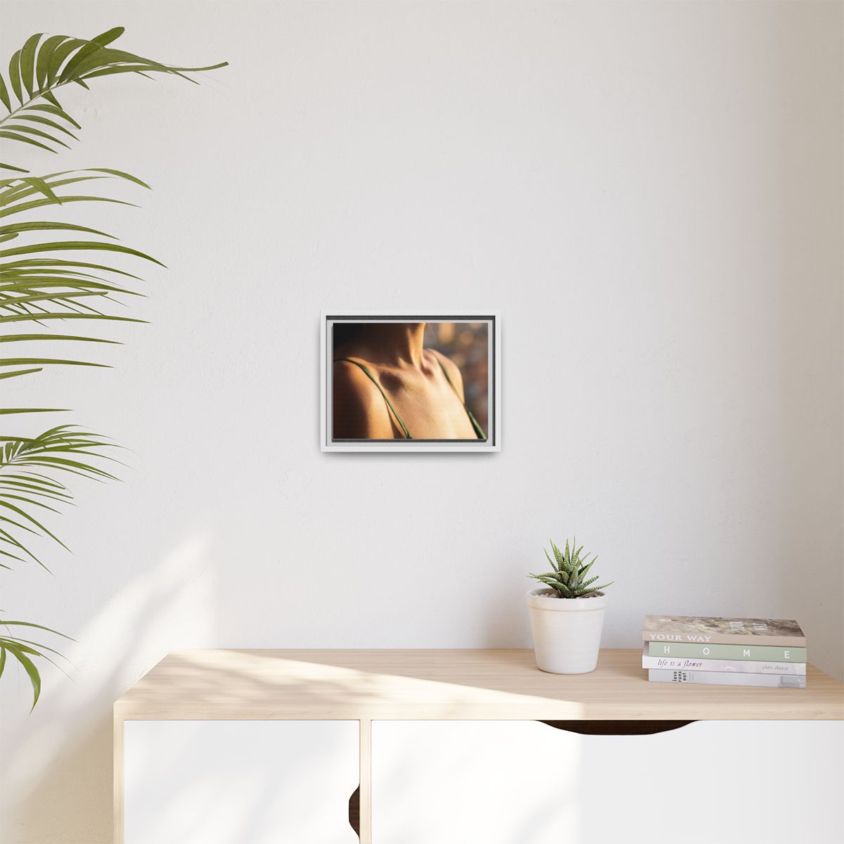 Framed Matte Canvas - Sunlit Muse