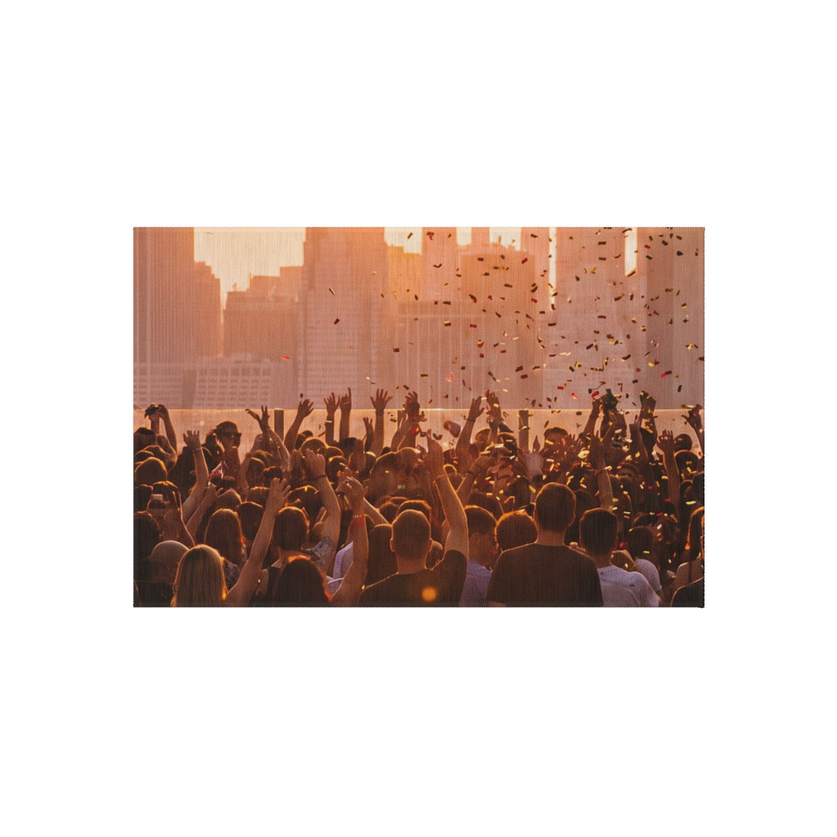 Outdoor Rug - City Lights Festival | Echovira Gallery