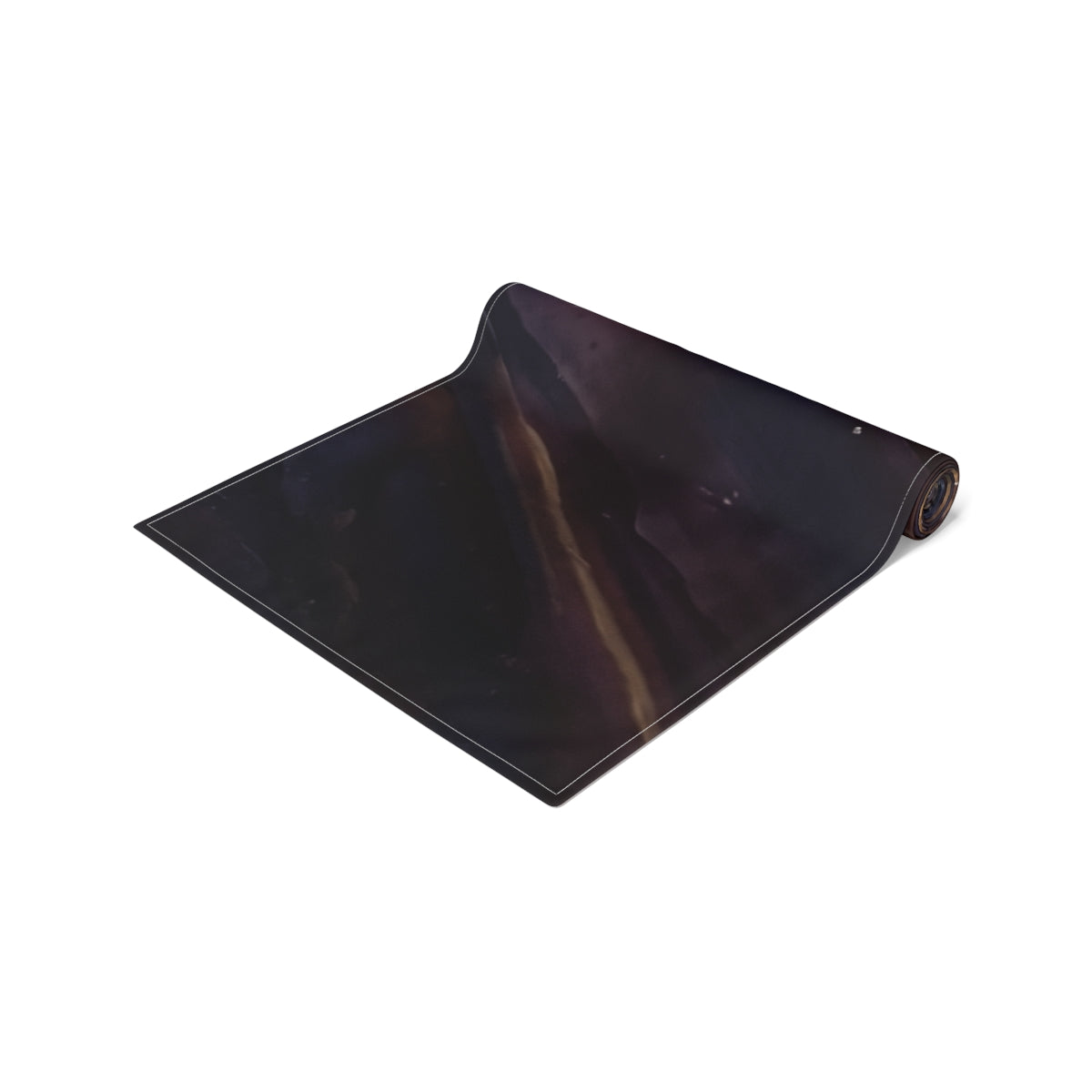 Table Runner - Midnight Glare Abstract | Echovira Gallery