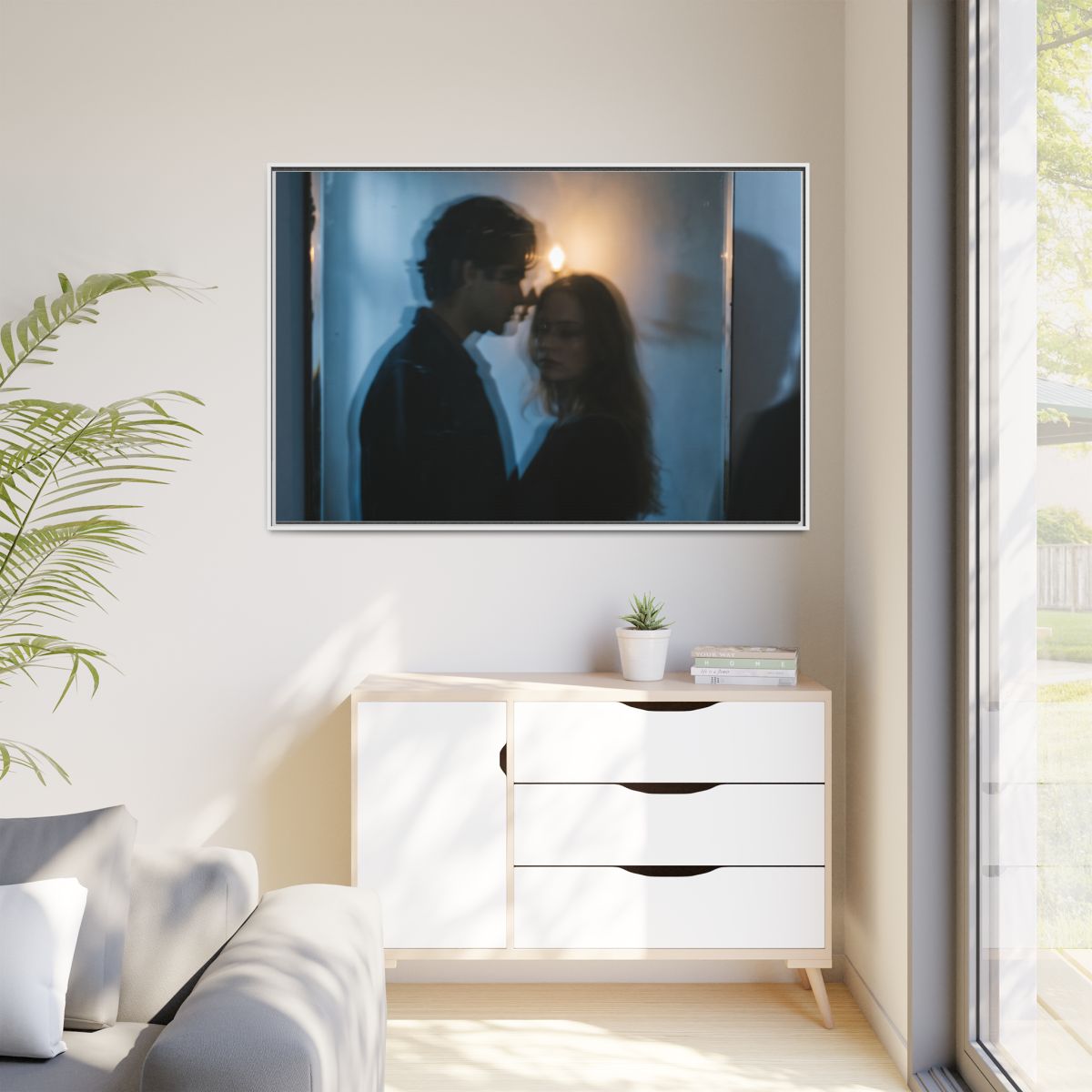 Matte Canvas, Framed - Midnight Reflections Matte Canvas......