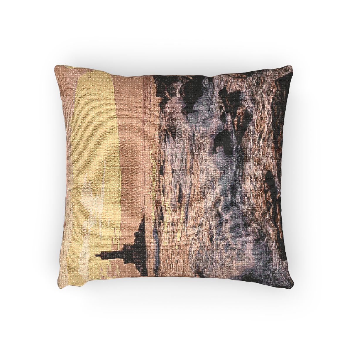 Woven Throw Pillow - Ocean Horizon