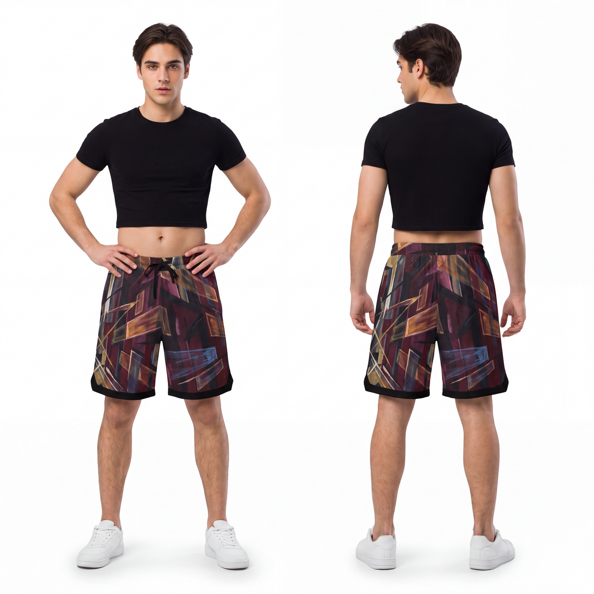 Men's Basketball Rib Shorts - Urban Perspective | Echovira...