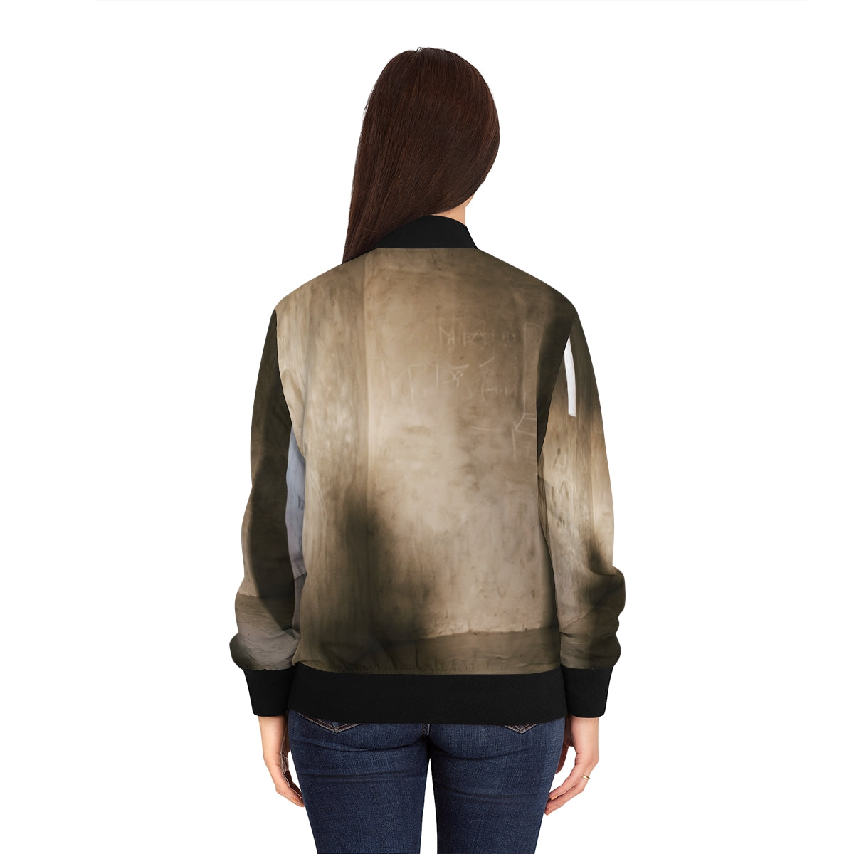 Women's Bomber Jacket - Shadows of the Citadel moody... |...