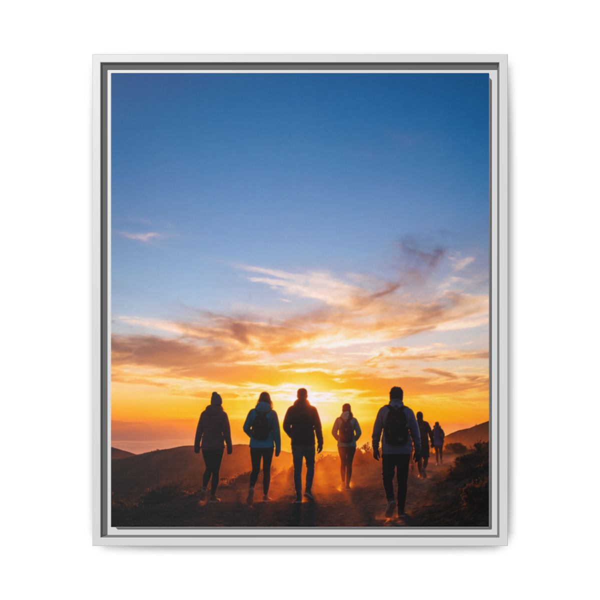 Matte Canvas, Framed - Epic Dawn Trek