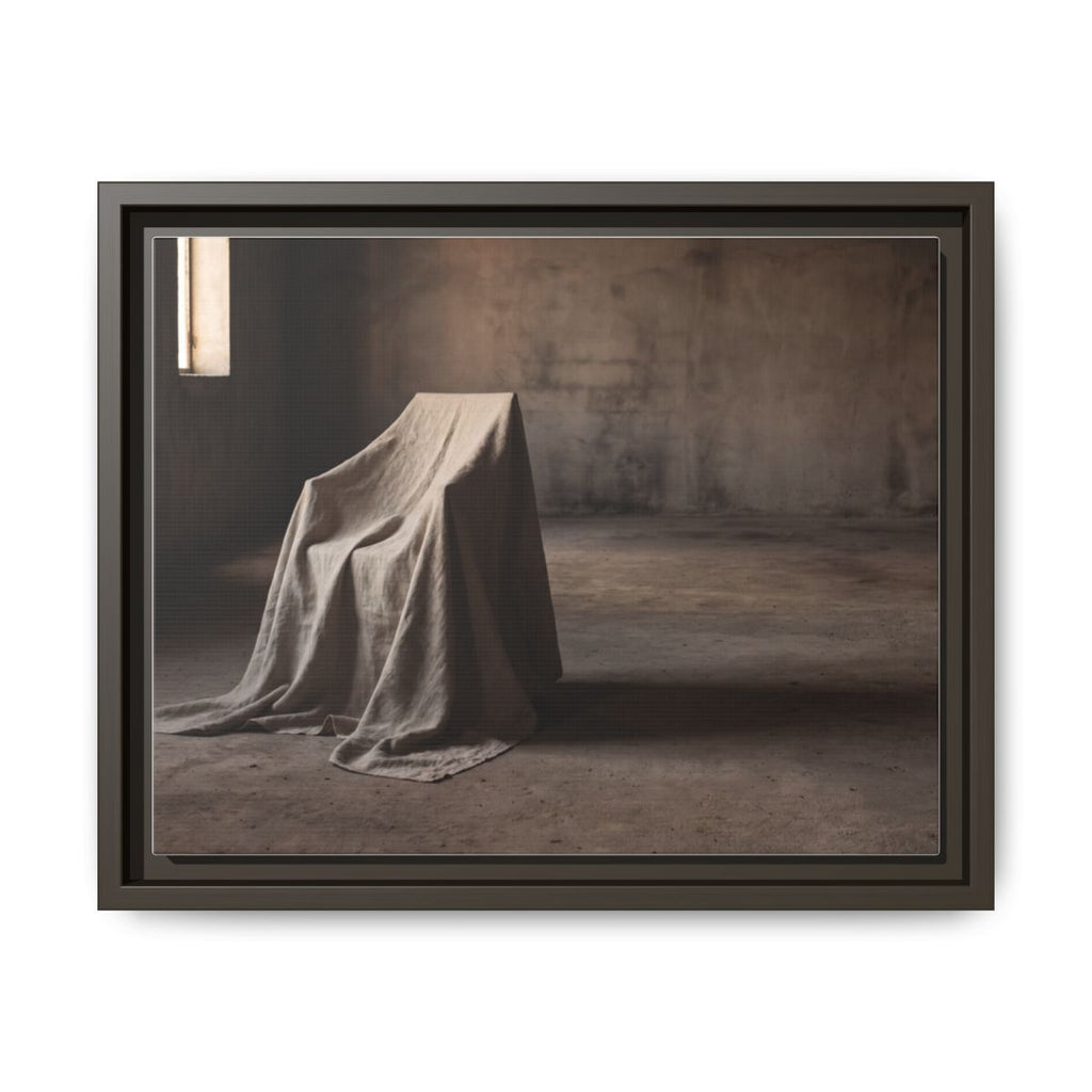 Matte Canvas, Framed - Wabi-Sabi Room — Espresso / 1.25"